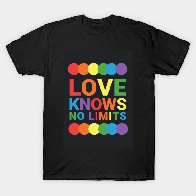 LOVE PRIDE T-Shirt by Gnawtees